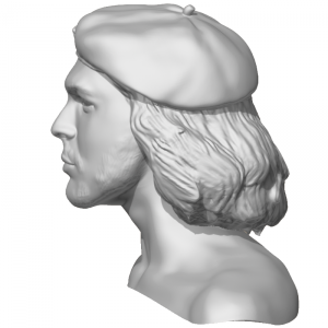 3d sculpture from picture che guevara